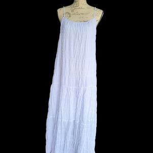 NWT BB Dakota Steve Madden White Floor Length Maxi Dress